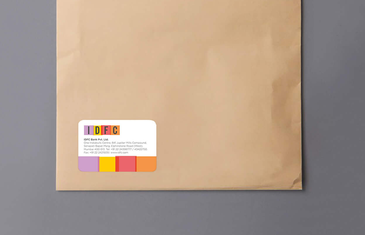 IDFC Bank colour palette
