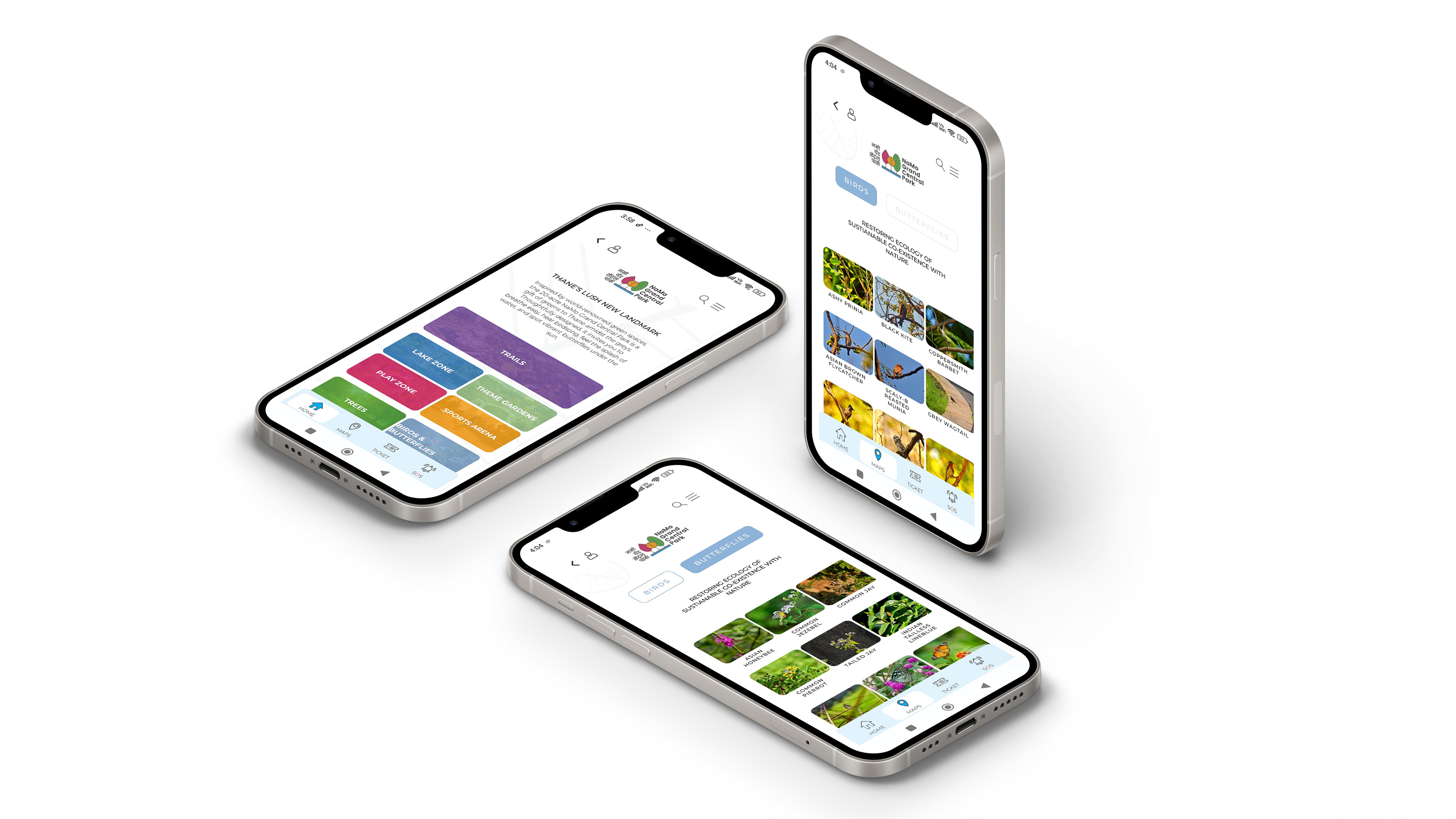 NaMo Grand Central Park App
