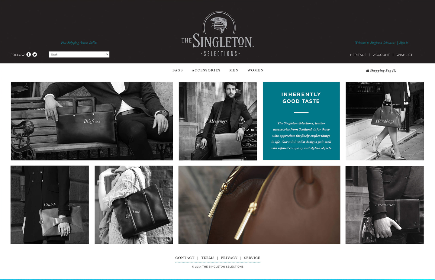 Singleton Selections website